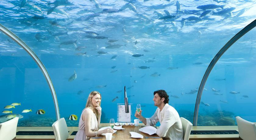 Ithaa undersea restaurant мальдивы презентация