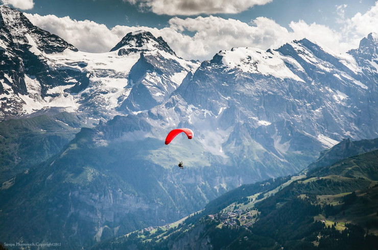 Top 10 Paragliding Sites-Wengen-Photo by Sasipa Muennuch