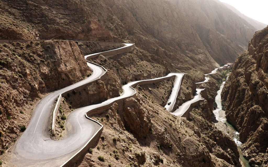 Dades Gorge - Stunning Winding Roads in the Atlas Mountains, Morocco