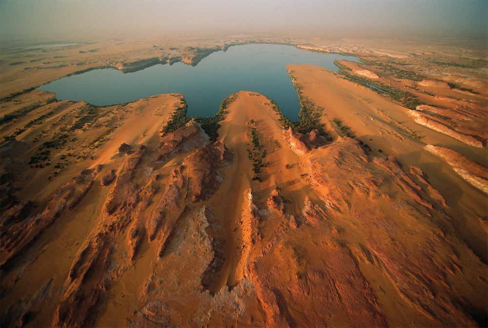 Lakes of Ounianga - Oasis in the Arid Sahara Desert, Chad