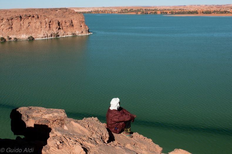 Lakes of Ounianga - Oasis in the Arid Sahara Desert, Chad