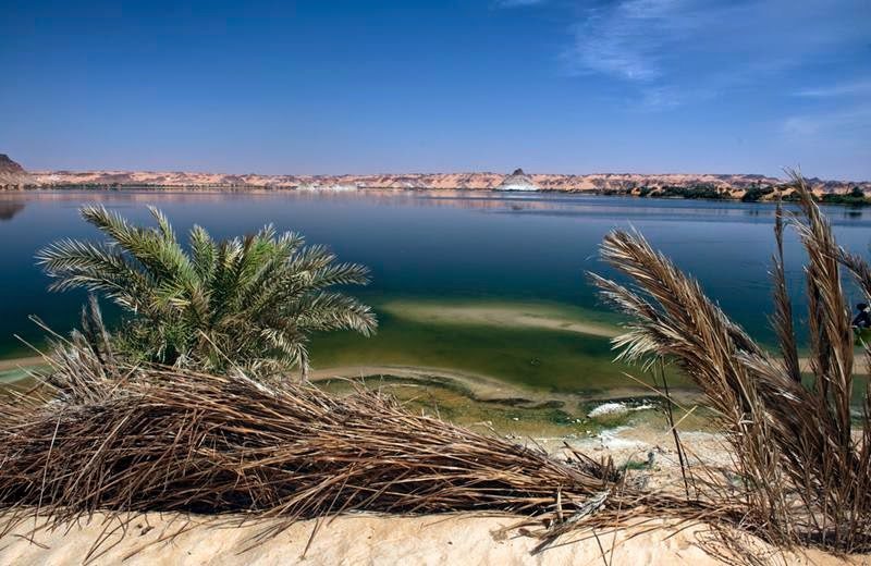 Lakes of Ounianga - Oasis in the Arid Sahara Desert, Chad