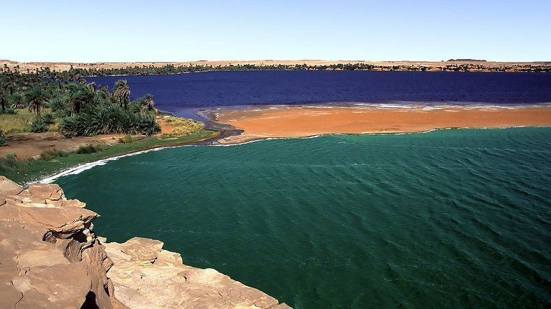 Lakes of Ounianga - Oasis in the Arid Sahara Desert, Chad
