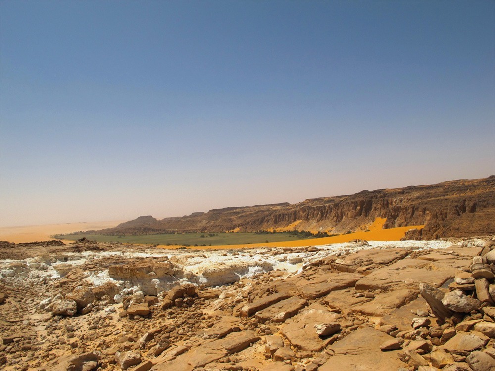 Lakes of Ounianga - Oasis in the Arid Sahara Desert, Chad