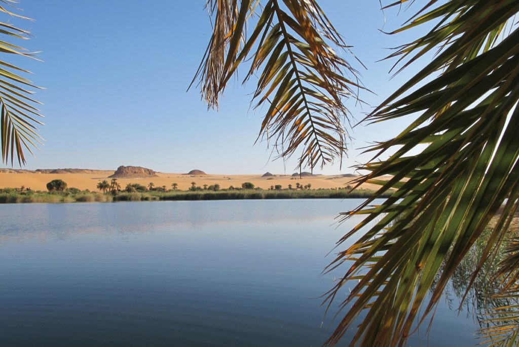 Lakes of Ounianga - Oasis in the Arid Sahara Desert, Chad