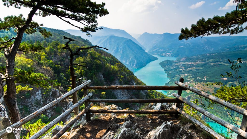 Canyon of Drina river, Serbia