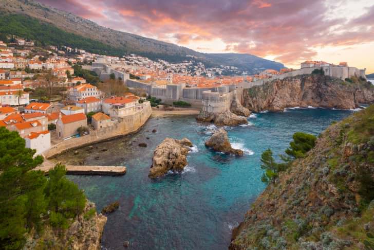 View on ancient castle in Dubrovnik. Croatia