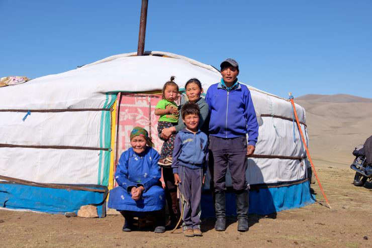Mongolian family near Ger © Emily Marie Wilson | Shutterstock, Inc.