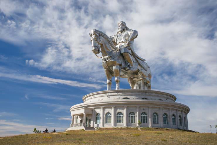 The world's largest statue of Genghis Khan, Mongolia