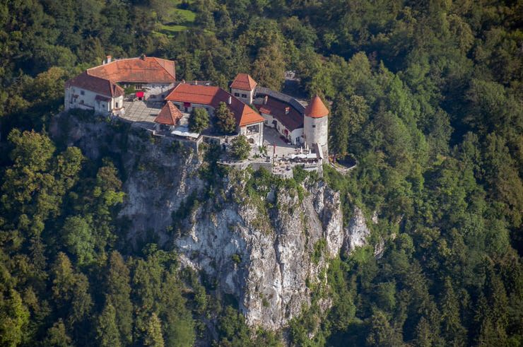 Bled castle, the oldest castle in Slovenia