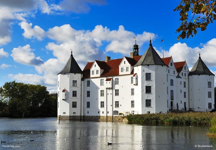 Glucksburg Castle in Flensburg, Germany