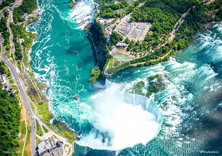 Niagara Falls Drone View