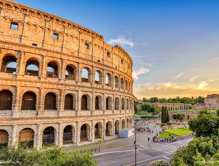 Scenic view of Colosseum, Rome