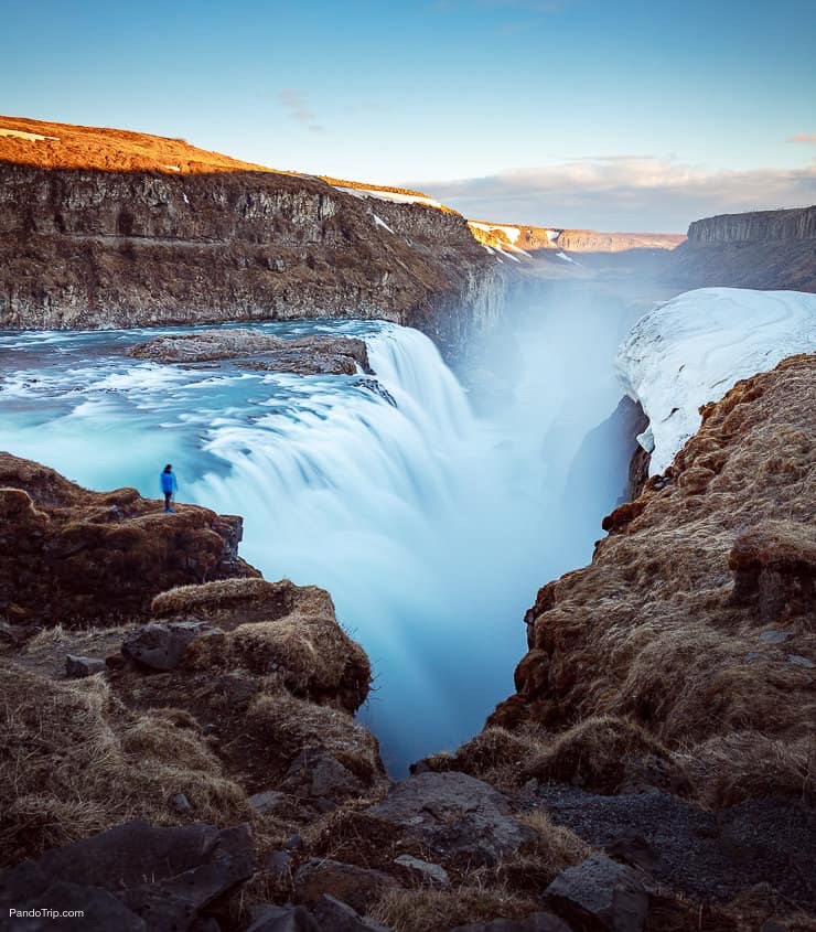 Gullfoss Falls in Iceland