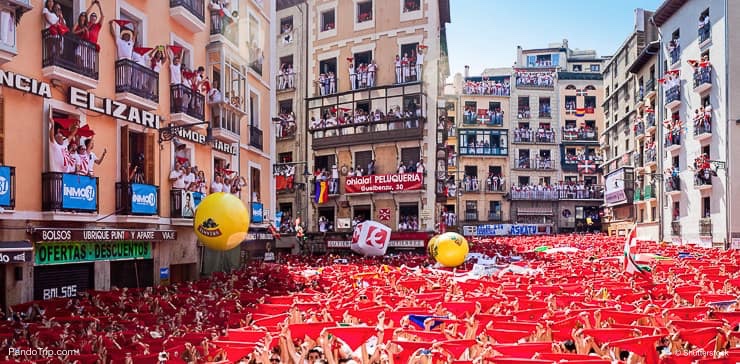 People welcome opening of San Fermin festival