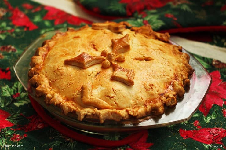 French Canadian Christmas pie