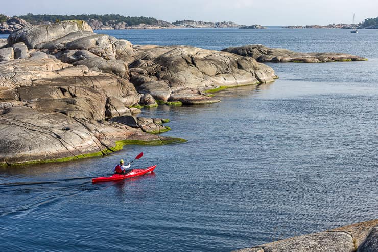 Kayaking in Stockholm Archipelago