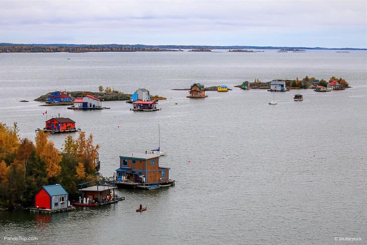 Yellowknife Bay of the Great Slave Lake, Canada