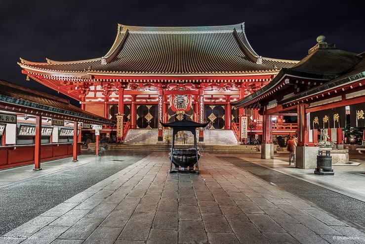 Famous Sensoji Temple in Asakusa, Tokyo