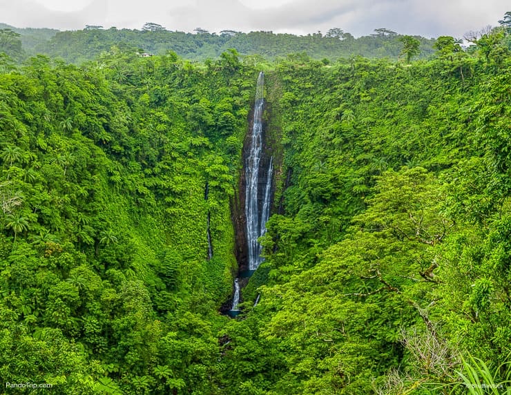 Papapapaitai falls at Upolu island, Samoa