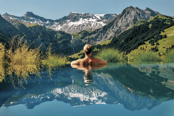 Infinity Pool, The Cambrian Hotel Adelboden, Switzerland