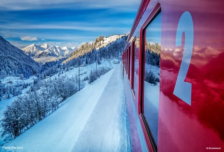 Glacier Express, St Moritz, Switzerland
