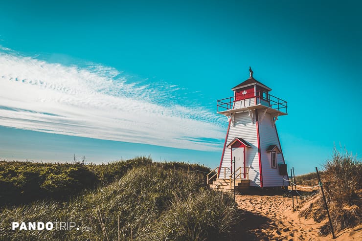 Covehead Lighthouse on Prince Edward Island, Canada