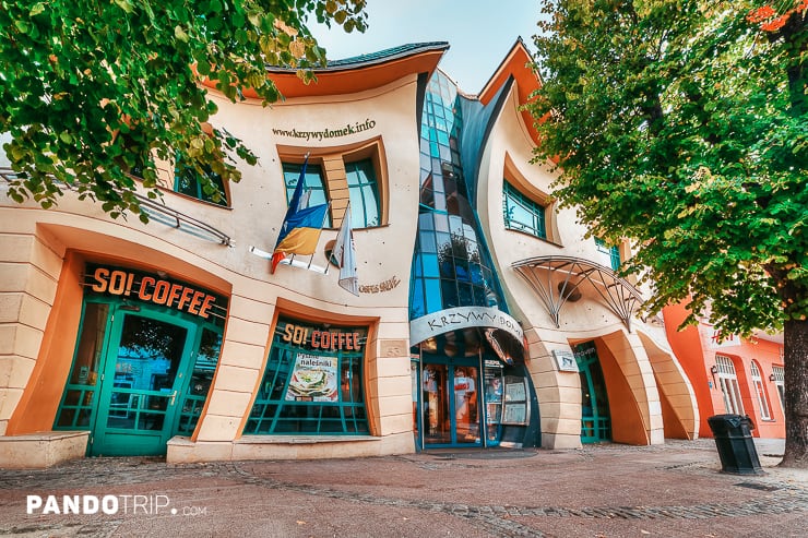 Crooked House or Krzywy Domek in Poland