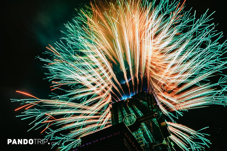 Taipei 101 New Year's Fireworks
