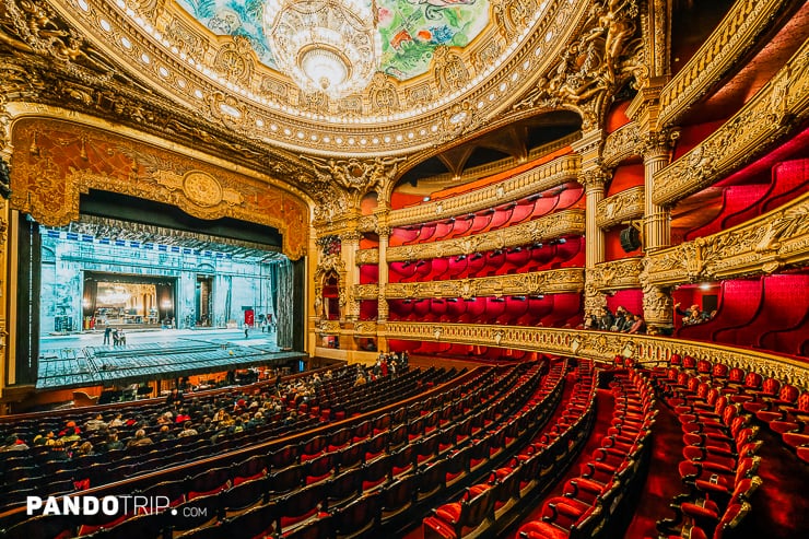 Concert Hall of Palais Garnier in Paris