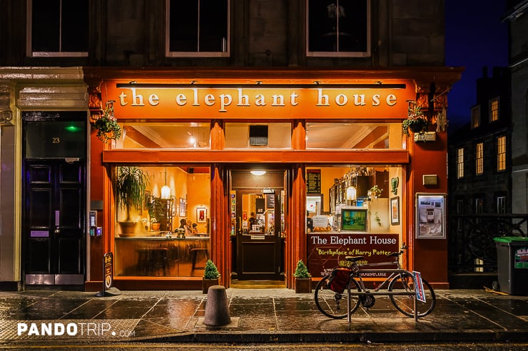 Elephant House, a cafe known as the birthplace of Harry Potter