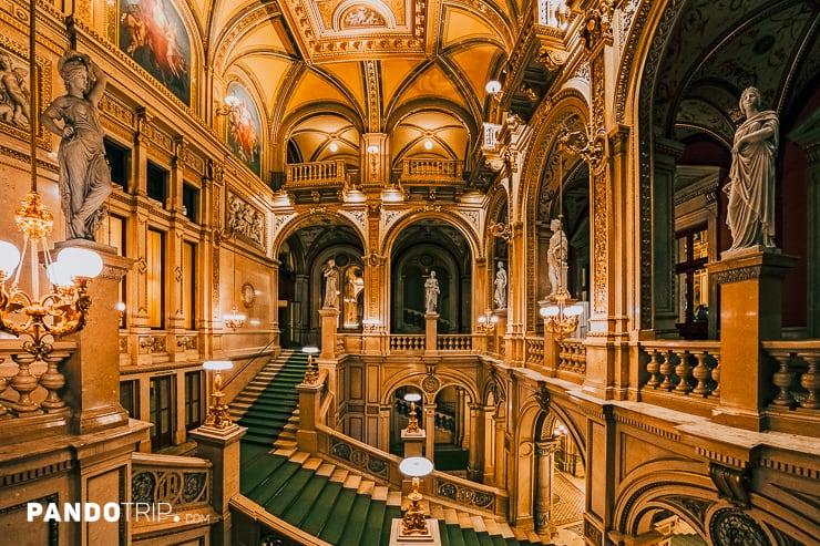 Interior of Vienna State Opera House