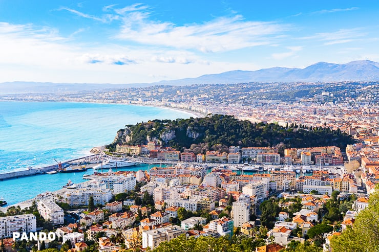 Cityscape view of Nice
