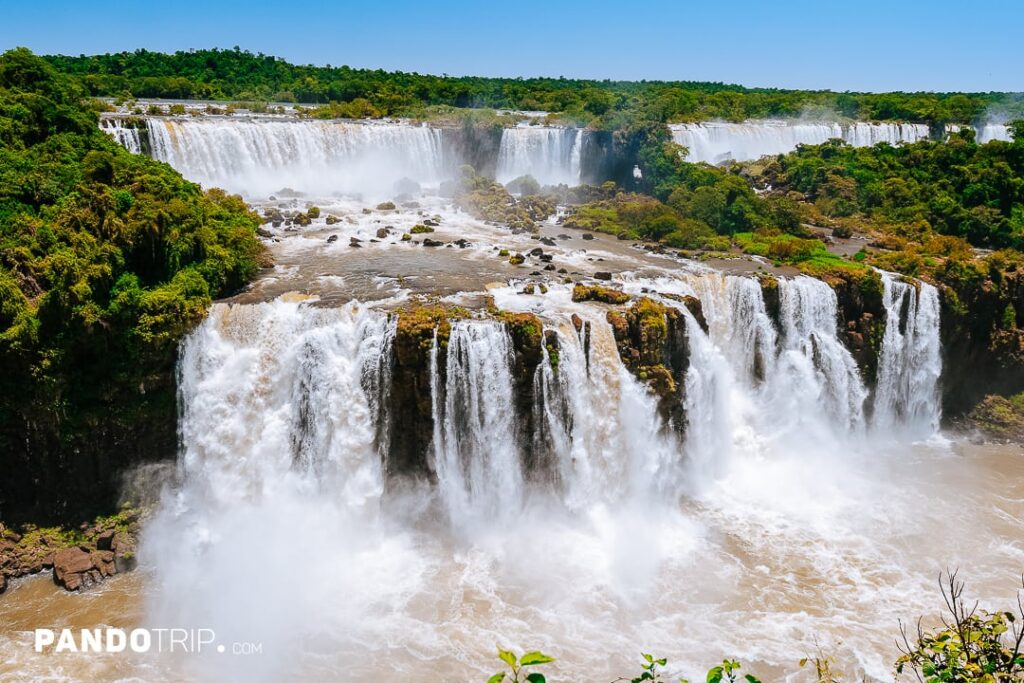View of Iguazu Falls